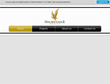 Tablet Screenshot of goldeneaglegroup.net